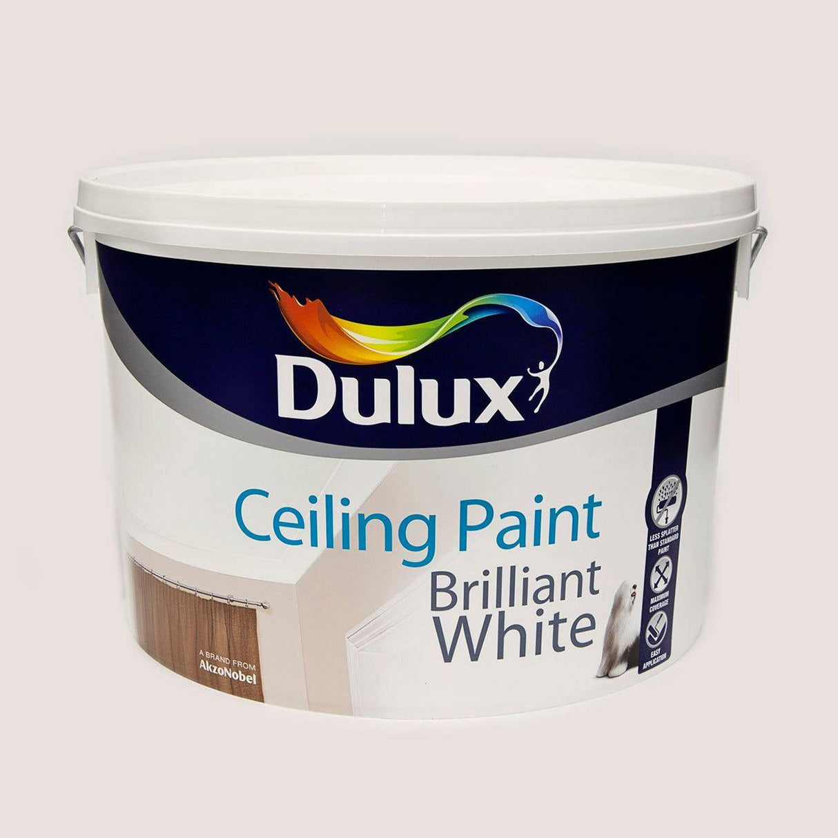 Dulux Ceiling Paint B White 10L