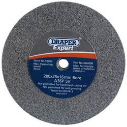 Draper Grinding Wheel 200X25mm 30 Grit