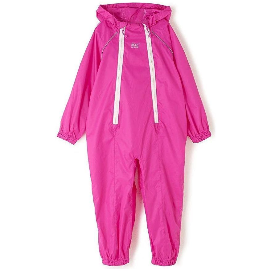 Mac In A Sac Kids Waterproof & Breathable Puddlesuit Pink