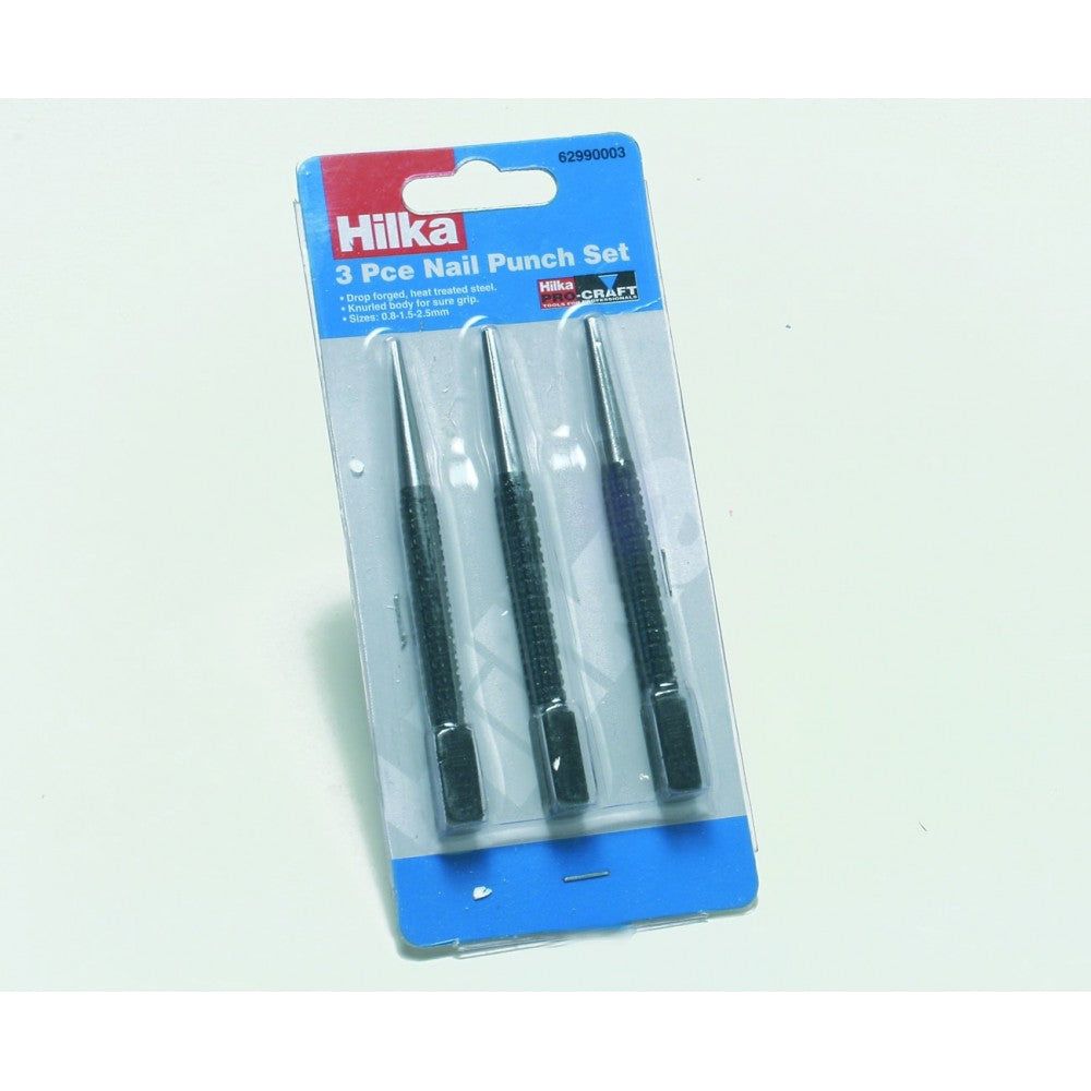 Hilka Nail Punch - 3Pk