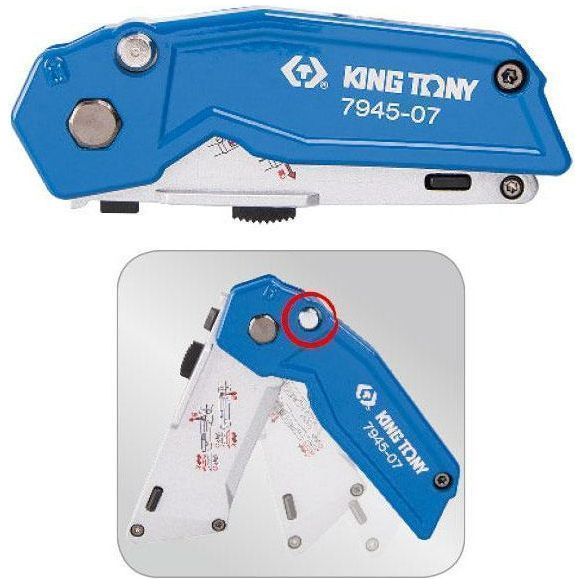 King Tony 2-in-1 Twin Blade Knife