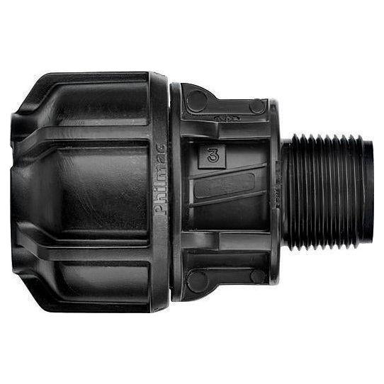 Philmac Heavy Gauge End Connector Male Metric/Imperial 3G