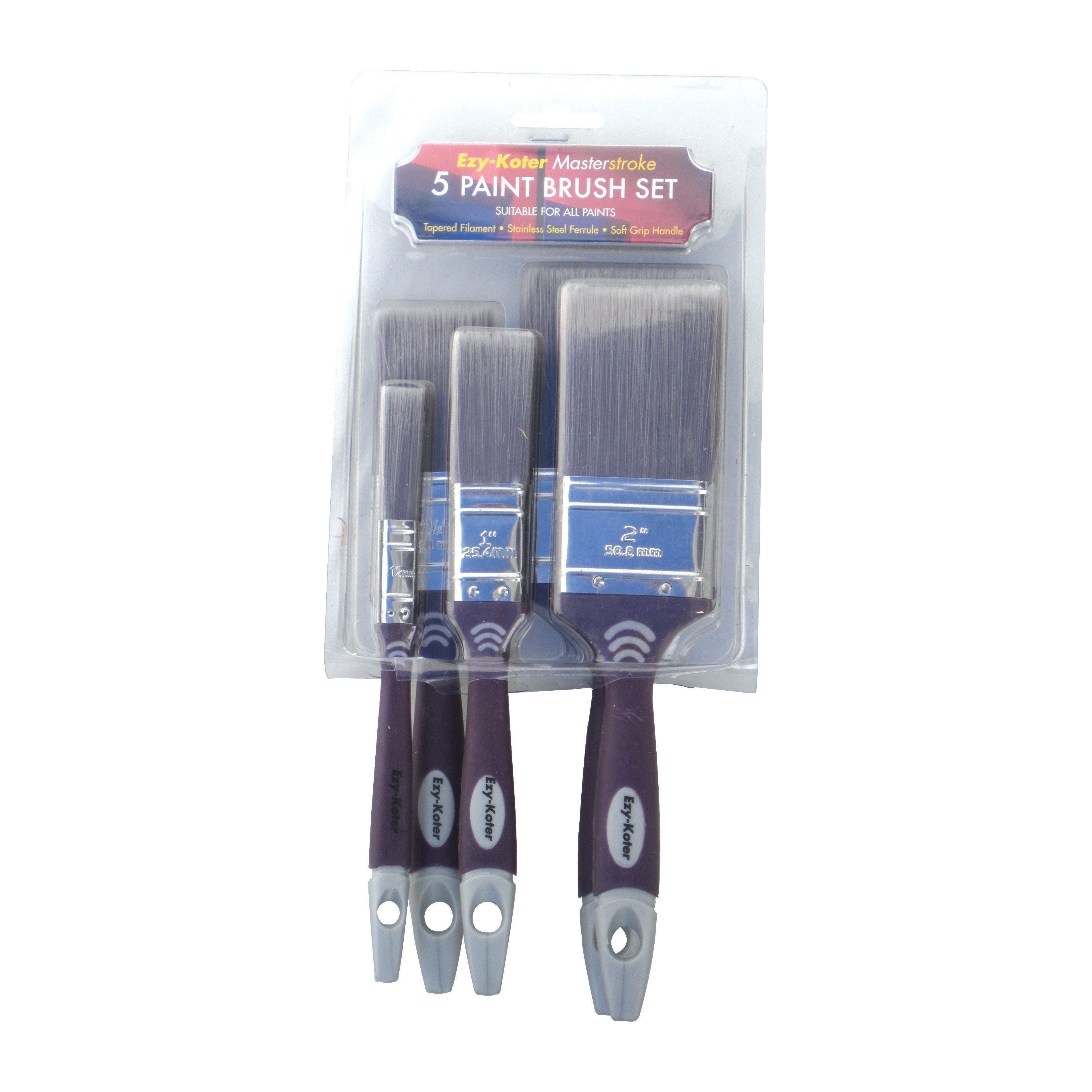 Fleetwood Paint Brush Set 5PC Ezy-Koter