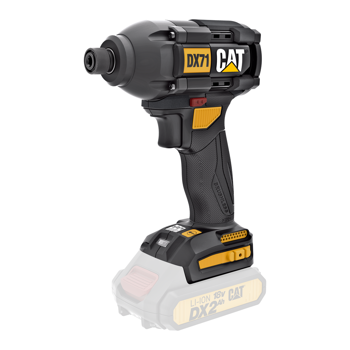 CAT DX71B 18V Brushless Impact Driver - Bare Unit