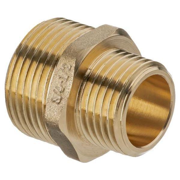 EasiPlumb Nipple Hex 12X14BSP Brass 073 Reducing