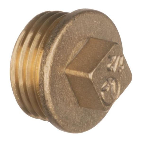 EasiPlumb Blank Plug 12BSPM Brass 074