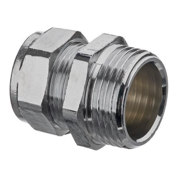 EasiPlumb Straight Coupling 1/2BSPM Comp 311 Chrome