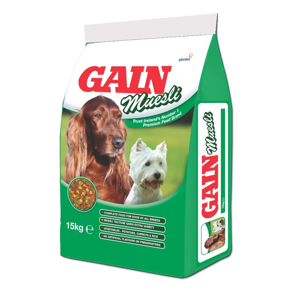 Gain Muesli Dog Food 15kg