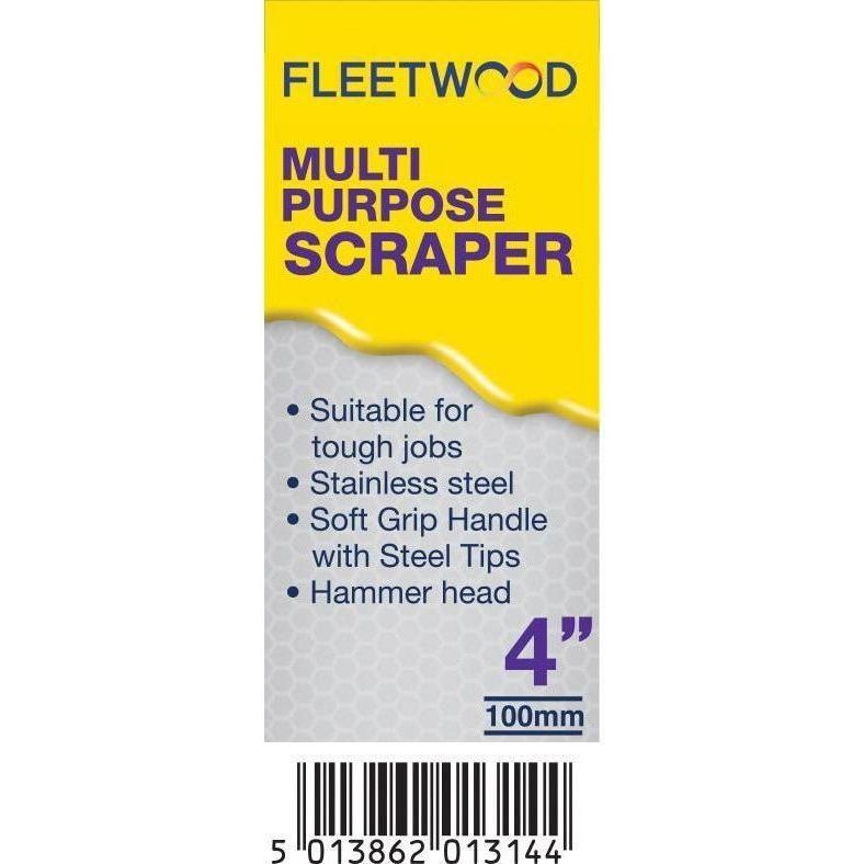 Fleetwood Paint Scraper 4In Soft Grip Fleet