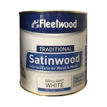 Fleetwood Traditional Oil Based Satinwood Brilliant White