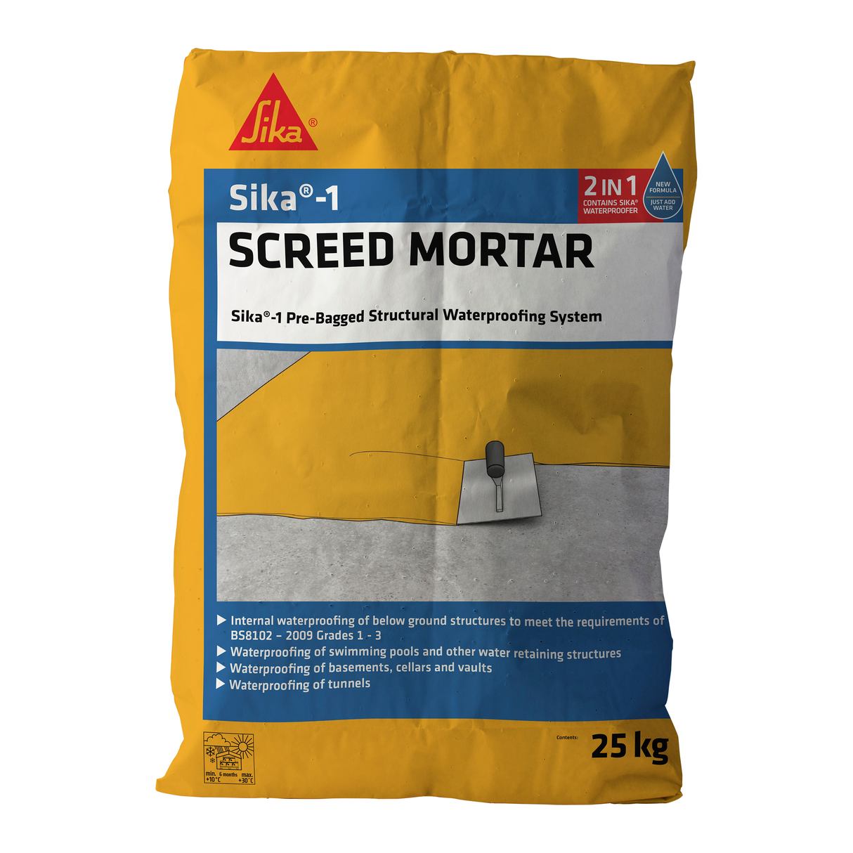 Sika Waterproofing System Screed 25Kg