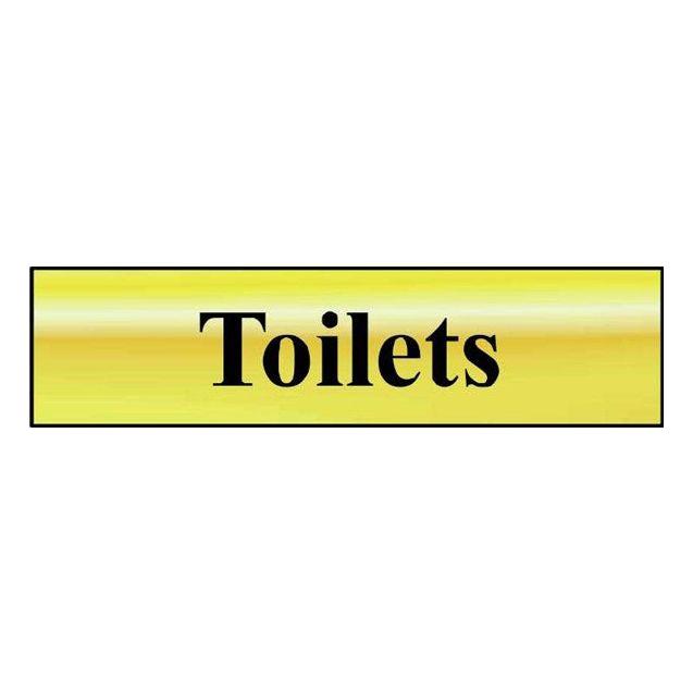 Toilets Sign 200x50mm