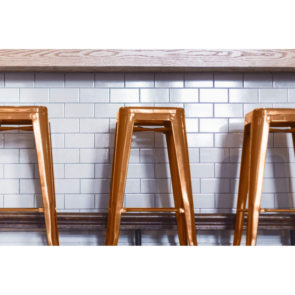 Chairs painted with Beyond Paint Cabinet & Furniture Paint Metallic Bronze