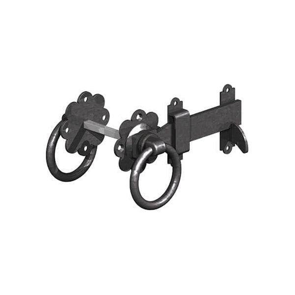 Gatemate - Ring Gate Latch 7 in Black