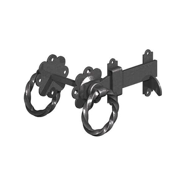 Gatemate - Ring Gate Latch-6 in- Twisted Black