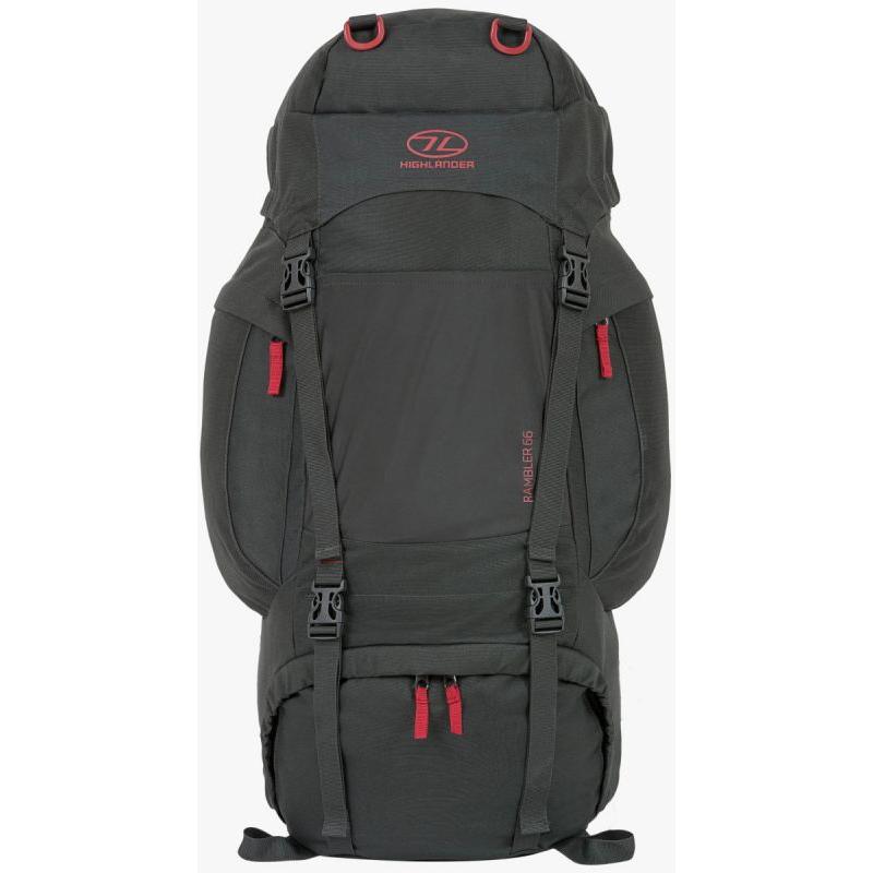 Highlander Rucksack Rambler 66L - Charcoal