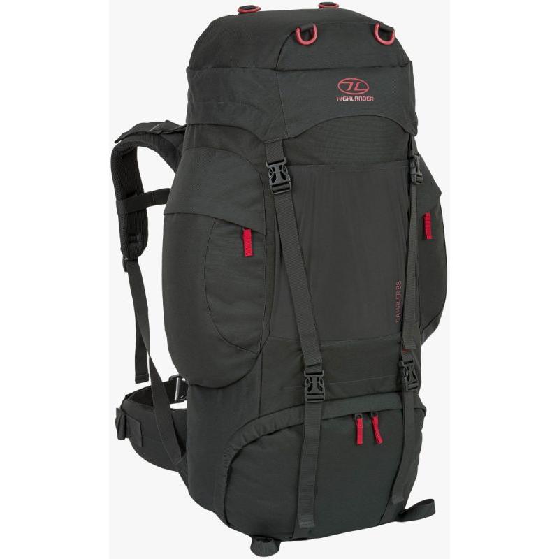 Highlander Rucksack Rambler 88L - Charcoal